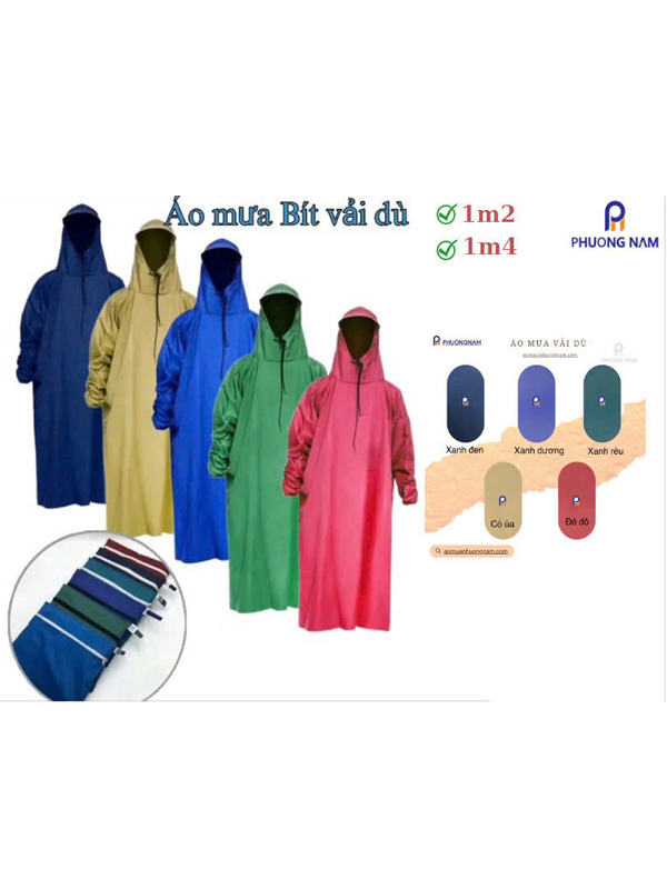 Áo mưa bít vải dù